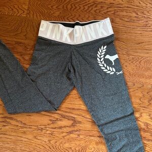PINK Victoria's Secret Charcoal Leggings